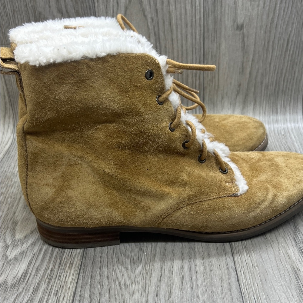 Array Tan Ankle Boots With Cream Lining - image 8